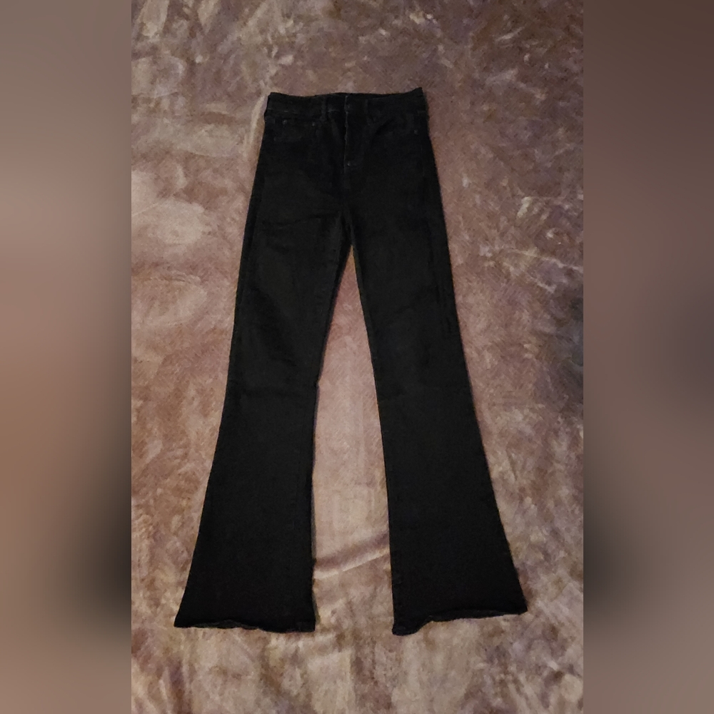 American Eagle Highest Rise Flare Button Fly Jeans